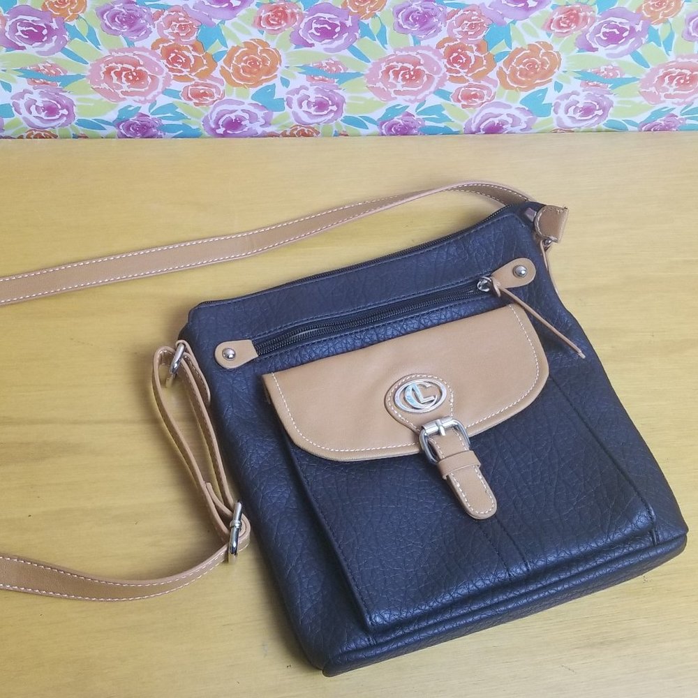 Black and Tan CL Cross body bag - CL Laundry